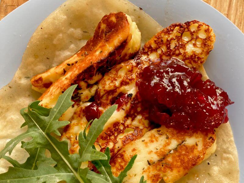 Smażony ser halloumi